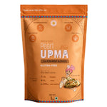 Navrelia Foods Pearl Upma Mix 1 kg pack, a gluten-free, low-GI breakfast mix with high protein, high fiber, low calories, and no preservatives.