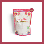 Ruby Roti Classic Mix 1 kg pack by Navrelia Foods, a low-GI 4.4, high-protein and high-fiber roti mix for diabetic-friendly meals.